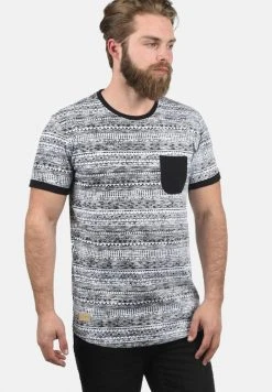 Coupon 😉 Solid SDINGO - T-shirt Imprimé - Black ⌛