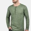 Meilleure vente ⭐ Solid SDTIMUR - T-shirt à Manches Longues - Olive 🛒