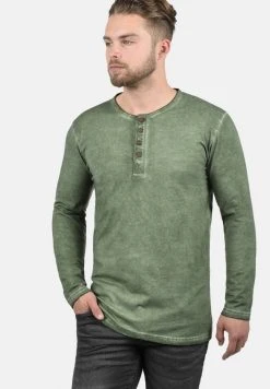 Meilleure vente ⭐ Solid SDTIMUR - T-shirt à Manches Longues - Olive 🛒