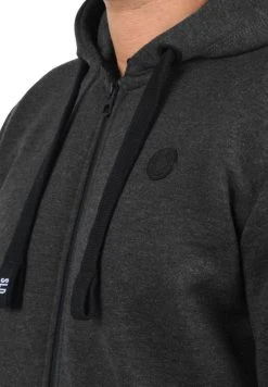 Acheter ❤️ Solid SDBENE - Sweat à Capuche Zippé - Dark Grey ✨ -Solid Soldes 303527507c2440f69fe42b348976af16