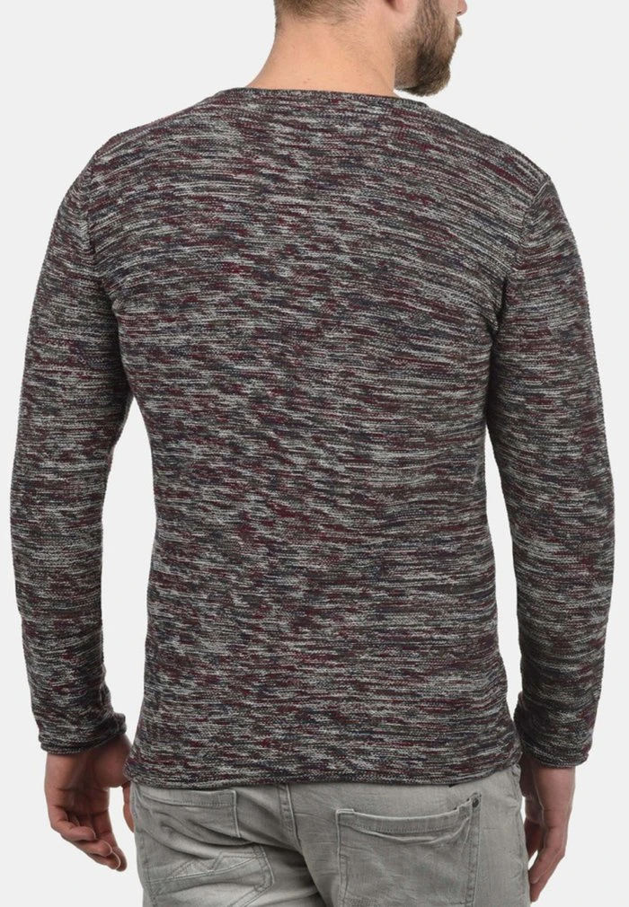 Meilleure affaire 🤩 Solid SDFOURY - Pullover - Wine Red ❤️ 2 Meilleure affaire 🤩 Solid SDFOURY - Pullover - Wine Red ❤️ – Image 2