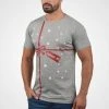 Nouveau ⭐ Solid SDALASKO - T-shirt Imprimé - Grey Melange ✨