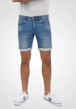 Sortie ✔️ Solid SDREGULAR - Short En Jean - Blau ✔️