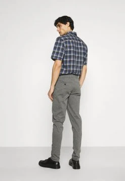 Remise 👏 Solid SDDAVE BARRO - Pantalon Classique - Dar Grey Melange 😀 -Solid Soldes 355ff384439743fa93bee9d2f6224895