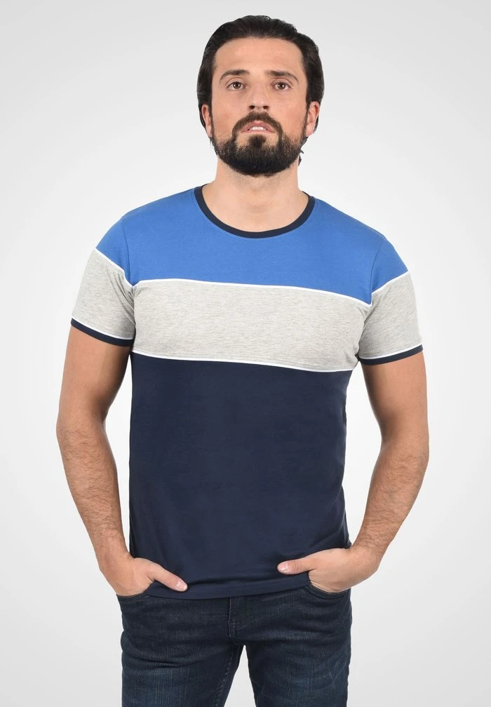 De gros 💯 Solid CODY - T-shirt Imprimé - Insignia Blue ✔️ 1 De gros 💯 Solid CODY - T-shirt Imprimé - Insignia Blue ✔️