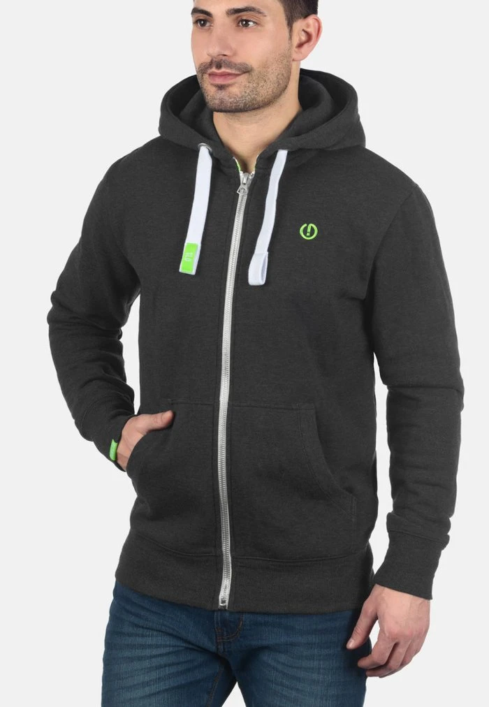 Acheter 👍 Solid SDBENNZIP - Sweat à Capuche Zippé - Dark Grey 🛒 1 Acheter 👍 Solid SDBENNZIP - Sweat à Capuche Zippé - Dark Grey 🛒