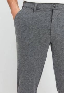 De gros ❤️ Solid SDOLIVERO - Pantalon Classique - Grey Melange Meliert 🌟 -Solid Soldes 36be6b17dae14dfea18d5952980c11b8