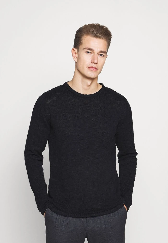 Meilleure affaire 👍 Solid TAPIO 0-NECK - Pullover - Insignia Blue 🎁 1 Meilleure affaire 👍 Solid TAPIO 0-NECK - Pullover - Insignia Blue 🎁