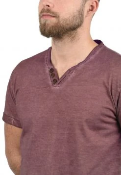 Meilleur prix ⭐ Solid SDTINO - T-shirt Basique - Wine Red 🧨 -Solid Soldes 394ef9889c7047c2b1bc01341b8df3ff