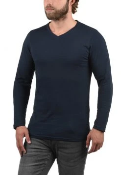 Coupon ⭐ Solid SDBASIL - T-shirt à Manches Longues - Blue, Black, White ✨ -Solid Soldes 3afe08629c194cd8a01b7722ffe21b30