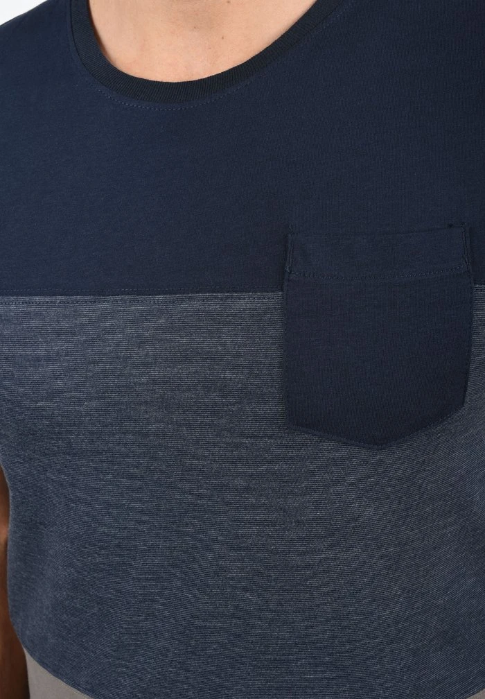 Le moins cher ✔️ Solid SDMINGO - T-shirt Imprimé - Insignia Blue 🎉 4 Le moins cher ✔️ Solid SDMINGO - T-shirt Imprimé - Insignia Blue 🎉 – Image 4