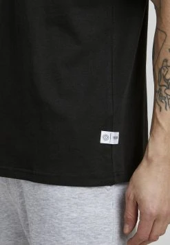 Offres 🎉 Solid T-shirt Imprimé - True Black 🌟 -Solid Soldes 3c8ec70f21ad44c99ba85b8fc80ad378