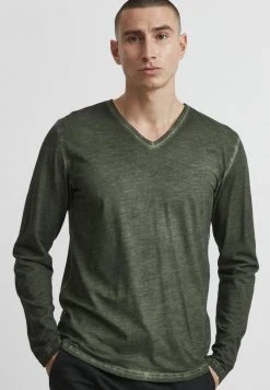 Meilleur prix 🤩 Solid SDCORNELIO - T-shirt à Manches Longues - Climbing Ivy 😍