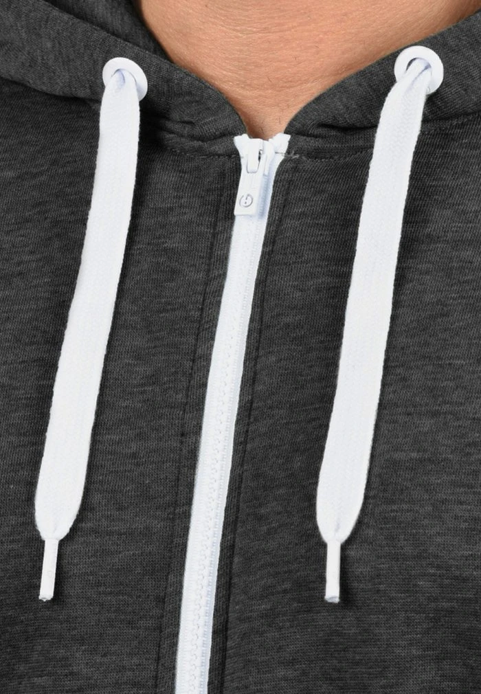 Promo 🔥 Solid SDOLLI - Sweat à Capuche Zippé - Dark Grey 👍 3 Promo 🔥 Solid SDOLLI - Sweat à Capuche Zippé - Dark Grey 👍 – Image 3