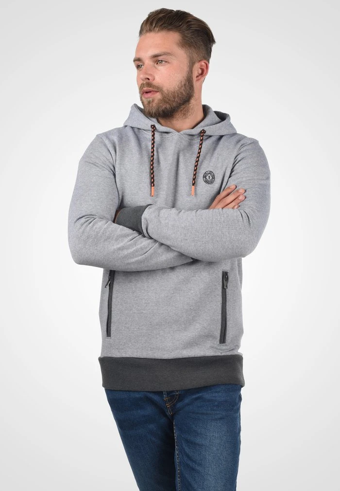 Tout neuf ✔️ Solid SDRAFFA - Sweat à Capuche - Grey Melange 🔥 1 Tout neuf ✔️ Solid SDRAFFA - Sweat à Capuche - Grey Melange 🔥