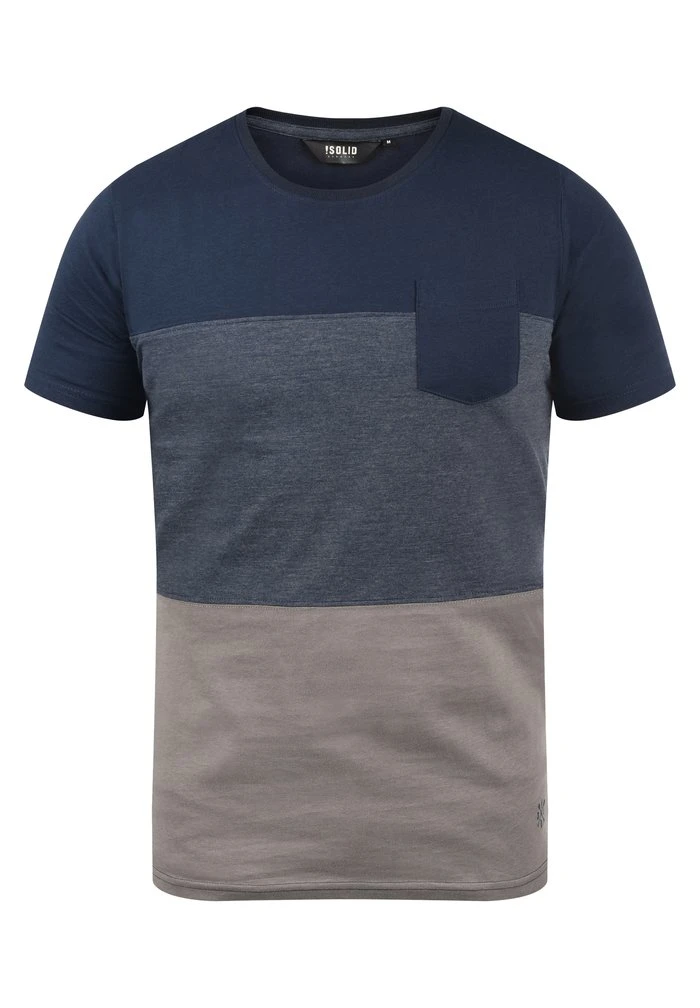 Le moins cher ✔️ Solid SDMINGO - T-shirt Imprimé - Insignia Blue 🎉 5 Le moins cher ✔️ Solid SDMINGO - T-shirt Imprimé - Insignia Blue 🎉 – Image 5