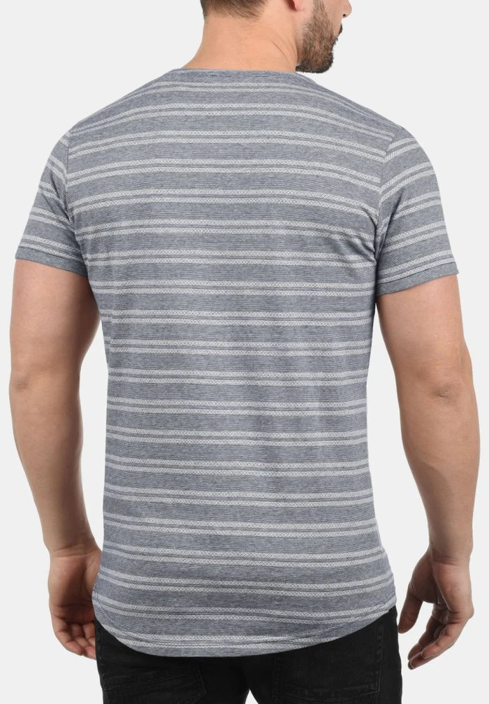 Remise 🎉 Solid SDFIDEL - T-shirt Imprimé - Mottled Light Blue ❤️ 2 Remise 🎉 Solid SDFIDEL - T-shirt Imprimé - Mottled Light Blue ❤️ – Image 2