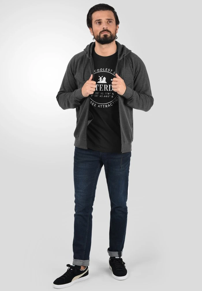 Les meilleures critiques de 😉 Solid SDGELBERT - Sweat à Capuche Zippé - Dark Grey Melange ✔️ 2 Les meilleures critiques de 😉 Solid SDGELBERT - Sweat à Capuche Zippé - Dark Grey Melange ✔️ – Image 2