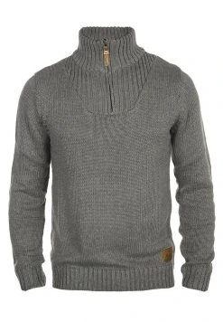 Meilleur prix ✨ Solid SDPETRO - Pullover - Grey Melange 🛒 -Solid Soldes 4452c78257204771bb8cb3cc2947e626