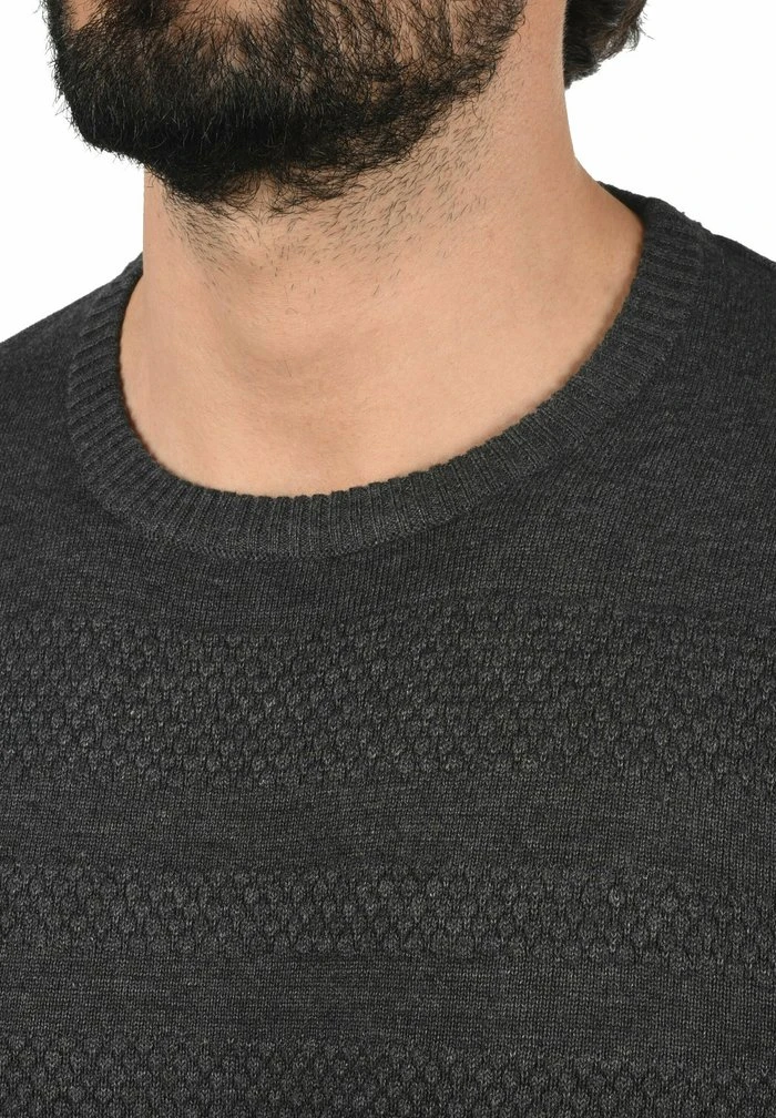 Vente flash 😀 Solid SDBARIMA - Pullover - Medium Grey Melange 😉 4 Vente flash 😀 Solid SDBARIMA - Pullover - Medium Grey Melange 😉 – Image 4