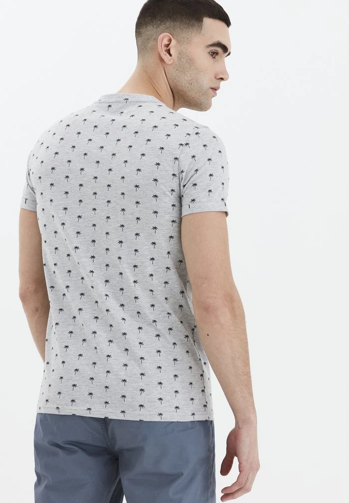 Meilleur prix ⌛ Solid SDJARVIS - T-shirt Imprimé - Light Grey 🎉 3 Meilleur prix ⌛ Solid SDJARVIS - T-shirt Imprimé - Light Grey 🎉 – Image 3