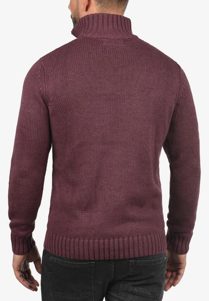 Meilleure affaire 🌟 Solid SDPETRO - Pullover - Dark Red ⌛ 2 Meilleure affaire 🌟 Solid SDPETRO - Pullover - Dark Red ⌛ – Image 2