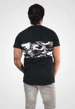 Budget ✨ Solid SDCALLUX - T-shirt Imprimé - Black Grey 🧨 8 Budget ✨ Solid SDCALLUX - T-shirt Imprimé - Black Grey 🧨 -Solid Soldes 4764f5211a2d4047b2cd273c88179033