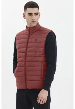 Meilleure vente ✨ Solid SDSÖRENSON - Veste Sans Manches - Brick Red 🧨