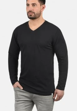 Nouveau ❤️ Solid SDBEDA - T-shirt à Manches Longues - Black 🧨