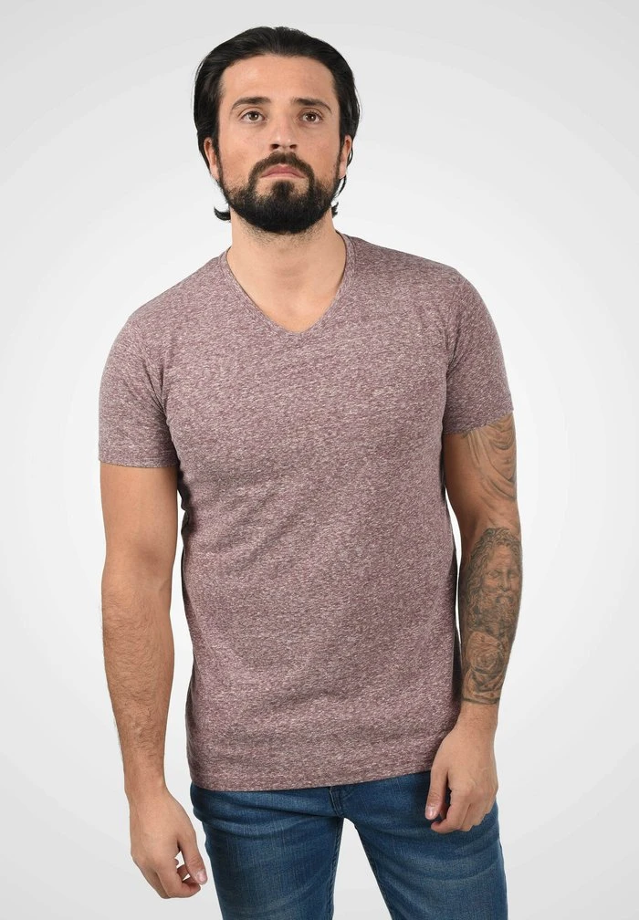 Acheter 🔥 Solid SDALARUS - T-shirt Imprimé - Wine Red Melange 🎉 1 Acheter 🔥 Solid SDALARUS - T-shirt Imprimé - Wine Red Melange 🎉