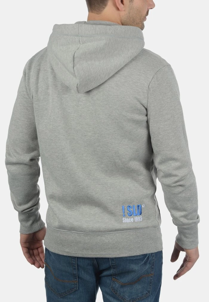 De gros 😍 Solid SDBENNHOOD - Sweat à Capuche - Light Grey Melange ⌛ 2 De gros 😍 Solid SDBENNHOOD - Sweat à Capuche - Light Grey Melange ⌛ – Image 2
