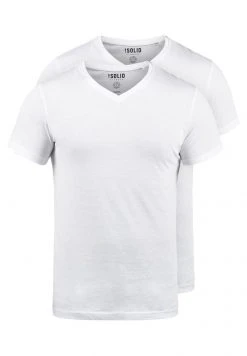 Acheter ✔️ Solid SDPORTUS - T-shirt Basique - White ✔️ -Solid Soldes 4ad17dbba5224ee3a4f7599672030ab7