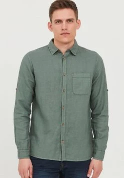 Bon marché 🥰 Solid SDSTEPHAN - Chemise - Sagebrush Green 👏