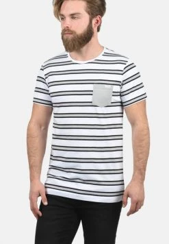 Acheter 🔔 Solid SDSALU - T-shirt Imprimé - Light Grey 🤩