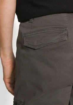 De gros 💯 Solid ANDERS - Pantalon Cargo - Dark Grey ❤️ -Solid Soldes 4b65993cba974846a510bb78e40cd216