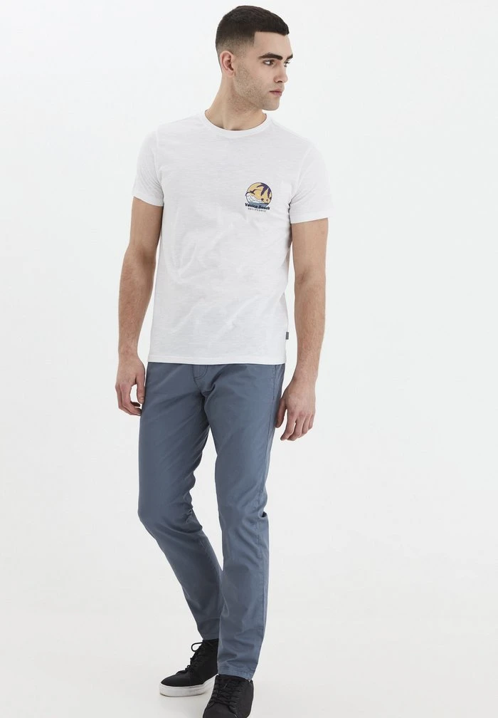 Meilleure vente ✔️ Solid SDEMMO - T-shirt Basique - White ✔️ 2 Meilleure vente ✔️ Solid SDEMMO - T-shirt Basique - White ✔️ – Image 2