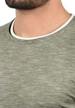 Top 10 ⌛ Solid SDRIGOS - T-shirt Basique - Dusty Olive ✨ -Solid Soldes 4cd2ad6ca9fa452584042c841b20a168