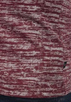 Promo 😉 Solid SDMEVIO - T-shirt Imprimé - Wine Red 🛒 -Solid Soldes 4cf83394d8b54bcda8c16b856e647bc4