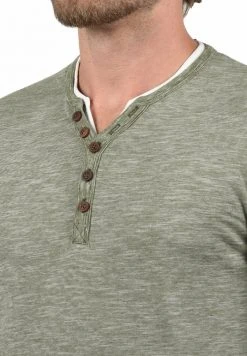 Grosses soldes ⌛ Solid SDBELAGOS - T-shirt à Manches Longues - Dusty Olive 🔔 -Solid Soldes 4deebd9c9cd944b080524f551bfc58ca