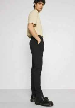 Coupon 👍 Solid SDDAVE BARRO - Pantalon Classique - Black 😀 -Solid Soldes 4e1fb40586d2413283f1a2631fa5d1ef