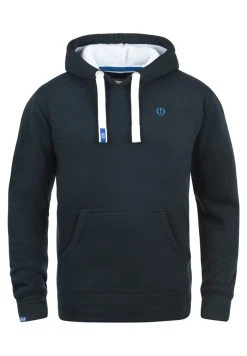 Promo ⭐ Solid SDBENNHOOD - Sweat à Capuche - Blue ✔️ -Solid Soldes 4ec8259954de4afaa1aeb09a99ec572e
