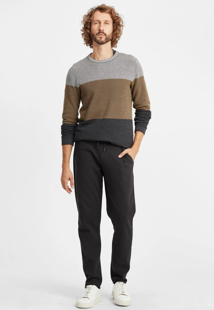 Bon marché ✔️ Solid SDTELMO - Pantalon Classique - Black 🤩 2 Bon marché ✔️ Solid SDTELMO - Pantalon Classique - Black 🤩 – Image 2