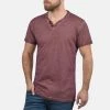 Meilleur prix ⭐ Solid SDTINO - T-shirt Basique - Wine Red 🧨
