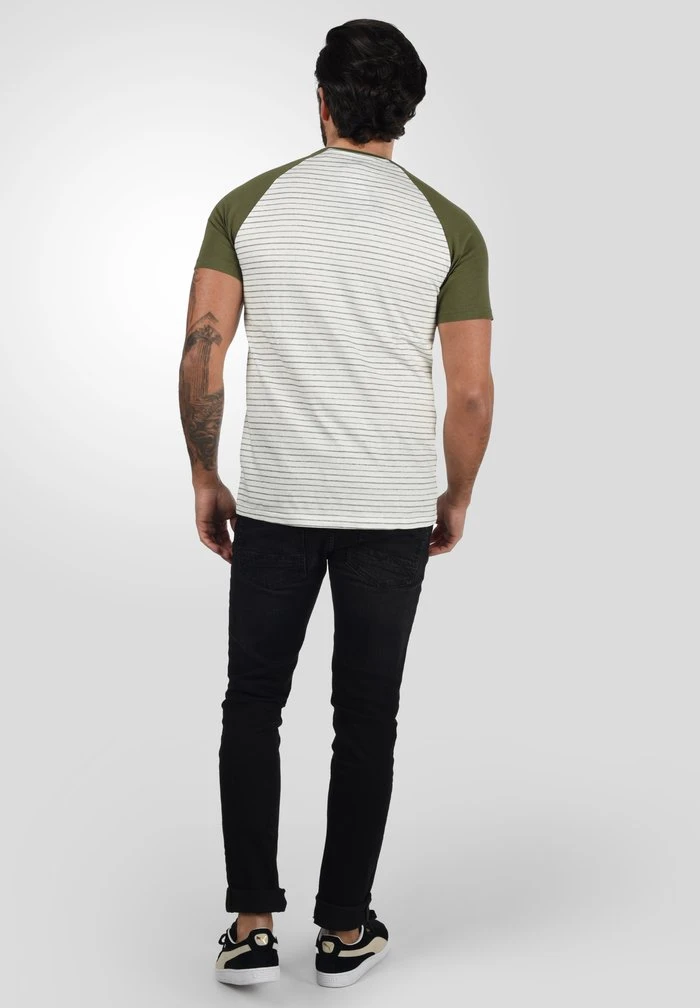 Nouveau 🌟 Solid SDSTEN - T-shirt Imprimé - Dusty Olive ⌛ 3 Nouveau 🌟 Solid SDSTEN - T-shirt Imprimé - Dusty Olive ⌛ – Image 3