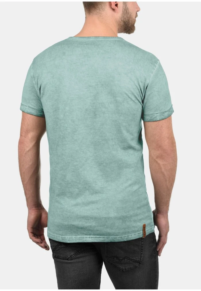 Tout neuf 🧨 Solid SDTIHN - T-shirt Basique - Blue Glow 🥰 2 Tout neuf 🧨 Solid SDTIHN - T-shirt Basique - Blue Glow 🥰 – Image 2