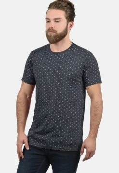 Budget 🎉 Solid SDAARON - T-shirt Imprimé - Insignia Blue Melange 🛒