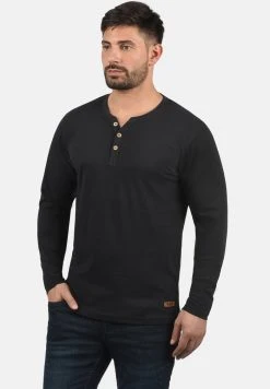 Remise 😀 Solid SDVOLKO - T-shirt à Manches Longues - Black 🎉