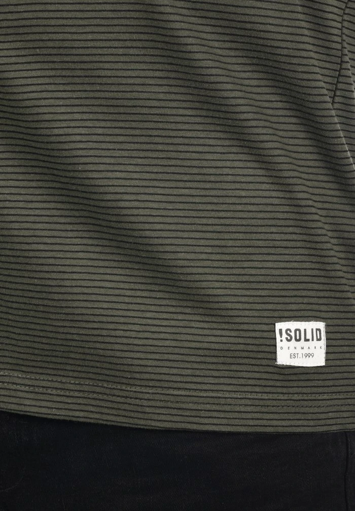 Remise ⌛ Solid SDALFI - T-shirt Imprimé - Ivy Green Melange 🎉 6 Remise ⌛ Solid SDALFI - T-shirt Imprimé - Ivy Green Melange 🎉 – Image 6