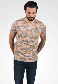 Meilleure vente 🥰 Solid SDFAIK - T-shirt Imprimé - Mahog. Rose ❤️