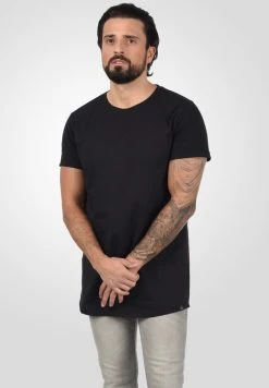 Meilleur prix ⌛ Solid SDLONGO - T-shirt Basique - Black 🎁